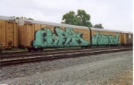 NS autorack taged by vandels